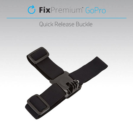 FixPremium - Kopfhalter für GoPro, schwarz