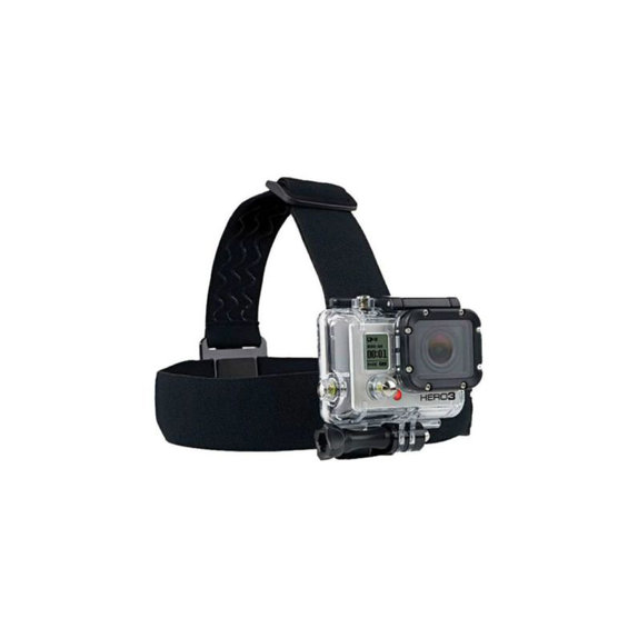 FixPremium - Kopfhalter für GoPro, schwarz