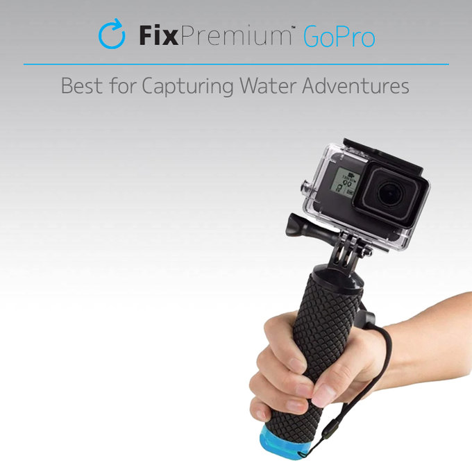 FixPremium - Schweben für GoPro, schwarz