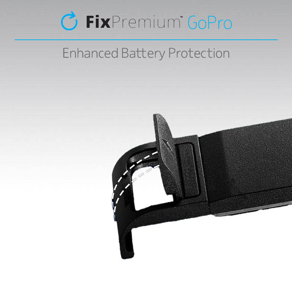 FixPremium - Schutzhülle Batérie für GoPro Hero 9, schwarz