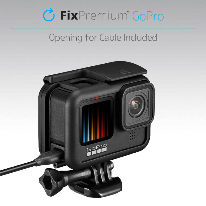 FixPremium - Schutzhülle Batérie für GoPro Hero 9, schwarz