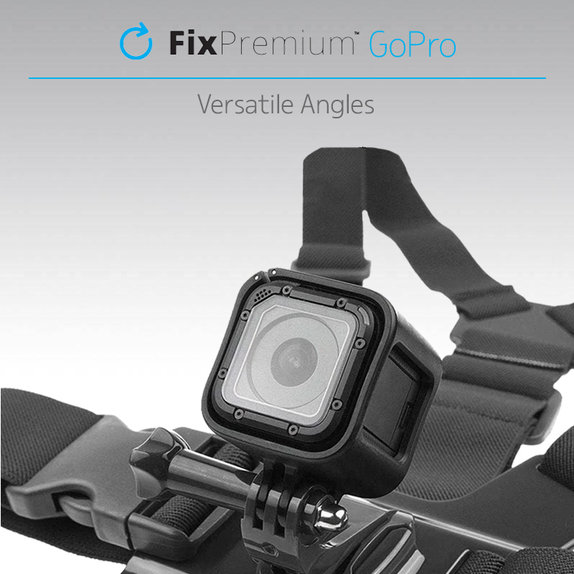 FixPremium - Körperhalterung für GoPro, schwarz