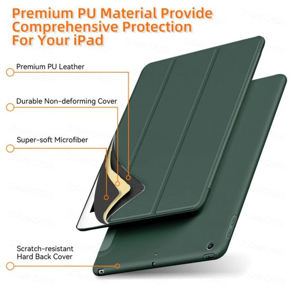 FixPremium - Abdichtende Silikonhülle für iPad Pro 11" (3rd, 4th Gen), schwarz