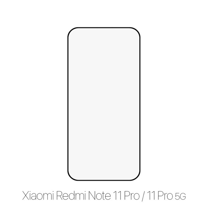 FixPremium FullCover Glass - Gehärtetes Glas für Xiaomi Redmi Note 11 Pro und 11 Pro 5G
