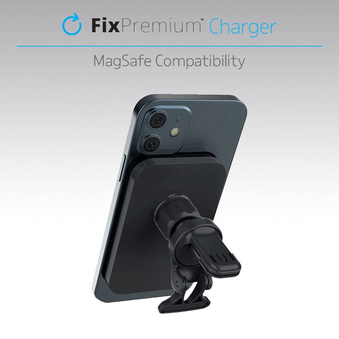 FixPremium - Autoladegerät mit MagSafe V1, schwarz