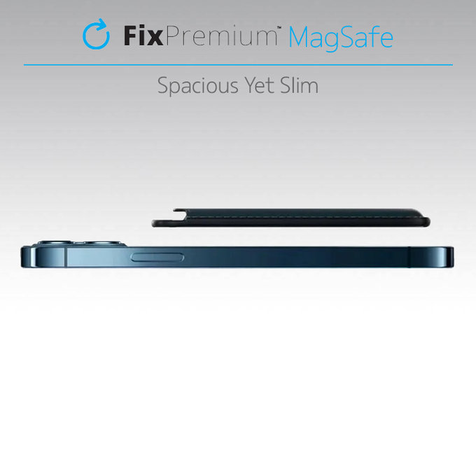 FixPremium - MagSafe Geldbörse, schwarz