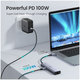 UGREEN - USB-C Hub 6in1, grau