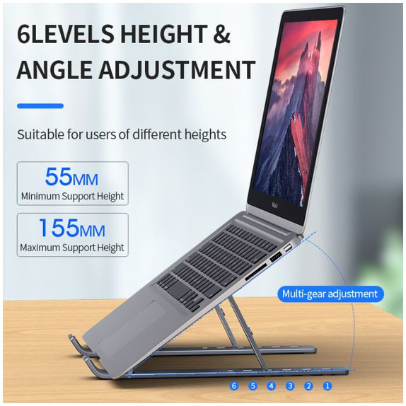 UGREEN - Laptop Ständer, silber
