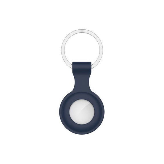 FixPremium - Silikon Schlüsselanhänger für AirTag, blau