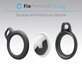 FixPremium - Lanyard Tasche für AirTag, schwarz