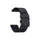 FixPremium - Lederarmband für Garmin (QuickFit 22mm), schwarz