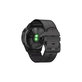 FixPremium - Lederarmband für Garmin (QuickFit 22mm), schwarz