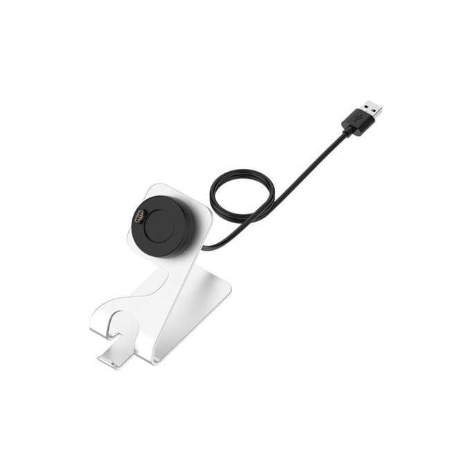 FixPremium - Ladeständer für Garmin Watch, silber