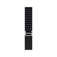 FixPremium - Alpine Loop Armband für Apple Watch (42, 44, 45 und 49mm), schwarz
