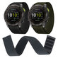 FixPremium - Nylon Armband für Garmin (26mm), grau
