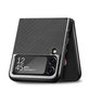 FixPremium - Carbon Hülle für Samsung Galaxy Z Flip 3, braun
