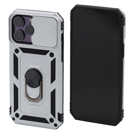 FixPremium - CamShield Hülle für iPhone 13 Pro Max, weiß