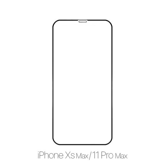 FixPremium FullCover Glass - Gehärtetes Glas für iPhone XS Max und 11 Pro Max