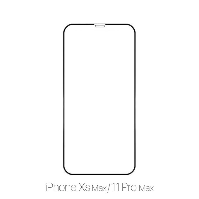 FixPremium FullCover Glass - Gehärtetes Glas für iPhone XS Max und 11 Pro Max