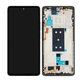 Xiaomi Poco F4 5G - LCD Display + Touchscreen Front Glas + Rahmen (Night Black) OLED