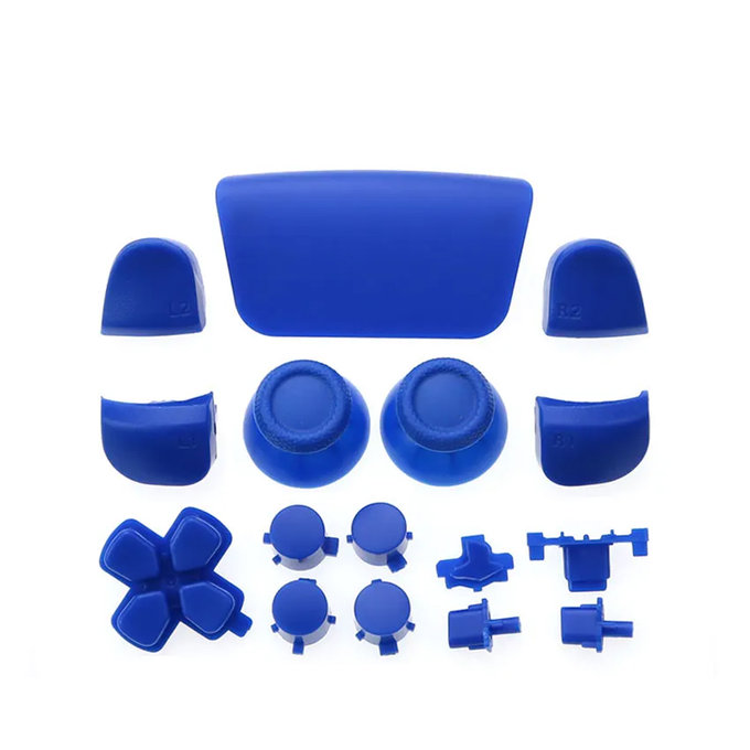 FixPremium - Dekorative Elemente für PS5 DualSense, blau