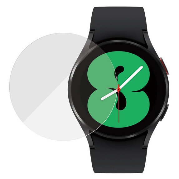 Panzerglas Flat Glass AB für Samsung Galaxy Watch 4 40 mm, Klar, PanzerGlass