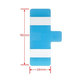 Universal-Batteriekleber Adhesive - 34 x 90mm