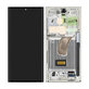 Samsung Galaxy S23 Ultra S918B - LCD Display + Touchscreen Front Glas + Rahmen (Cream) - GH82-30466B, GH82-30465B Genuine Service Pack
