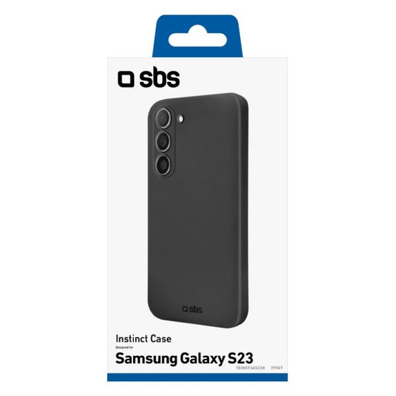 SBS - Hülle Instinct für Samsung Galaxy S23, schwarz