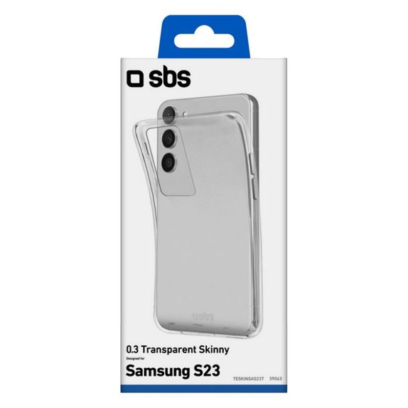 SBS - Hülle Skinny für Samsung Galaxy S23, transparent