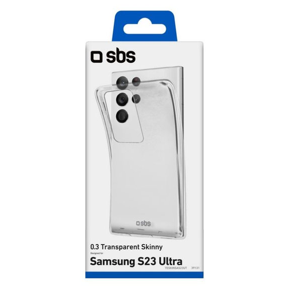 SBS - Hülle Skinny für Samsung Galaxy S23 Ultra, transparent