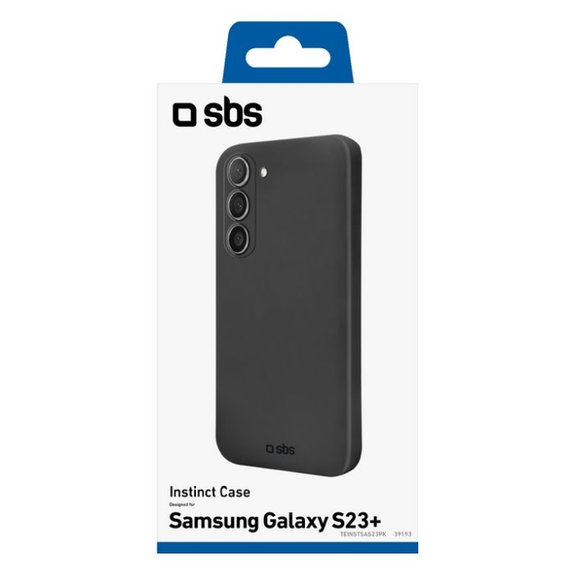 SBS - Hülle Instinct für Samsung Galaxy S23+, schwarz