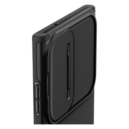 Spigen - Hülle Optik Armor für Samsung Galaxy S23 Ultra, schwarz