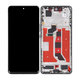 Honor 50 - LCD Display + Touchscreen Front Glas + Rahmen (Midnight Black) TFT