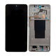 Xiaomi 12T Pro 22081212UG - LCD Display + Touchscreen Front Glas + Rahmen (Silver) - 560004L12U00 Genuine Service Pack