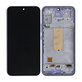 Samsung Galaxy A54 5G A546B - LCD Display + Touchscreen Front Glas + Rahmen (Light Violet) - GH82-31231D, GH82-31232D Genuine Service Pack