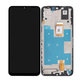 Honor X7a RKY-LX1 RKY-LX2 - LCD Display + Touchscreen Front Glas + Rahmen (Midnight Black) - 0235AENA Genuine Service Pack
