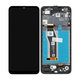 Motorola Moto E13 - LCD Display + Touchscreen Front Glas + Rahmen (Cosmic Black) - 5D68C22340 Genuine Service Pack