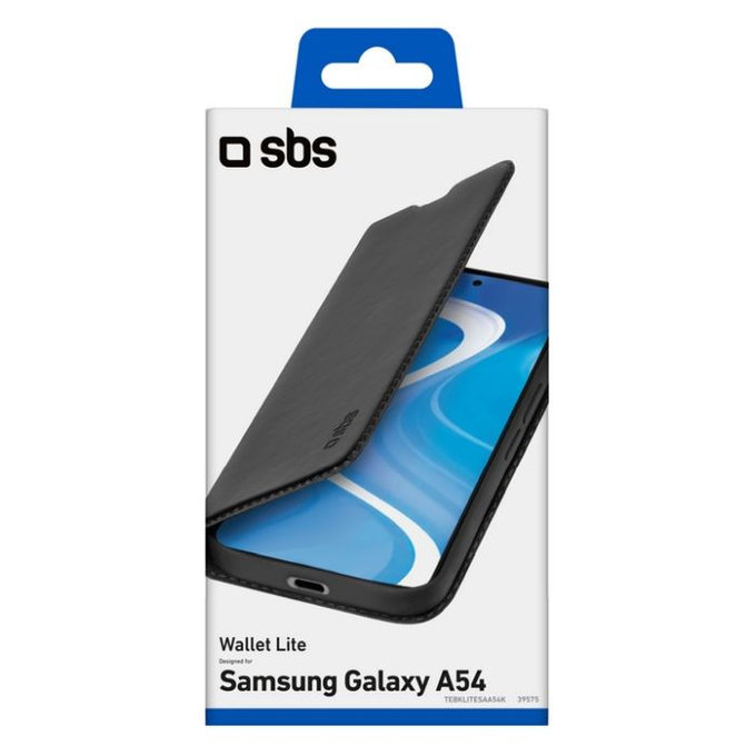 SBS - Hülle Book Wallet Lite für Samsung Galaxy A54 5G, schwarz