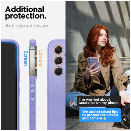 Spigen - Hülle Liquid Air für Samsung Galaxy A54 5G, awesome violet