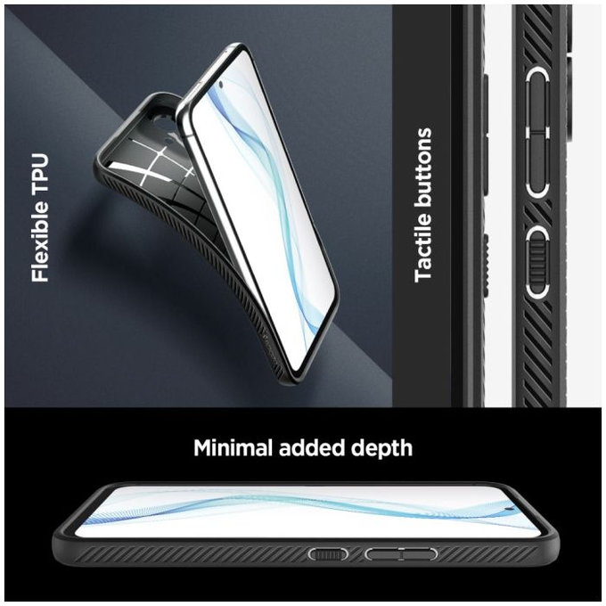 Spigen - Hülle Liquid Air für Samsung Galaxy A54 5G, matte black