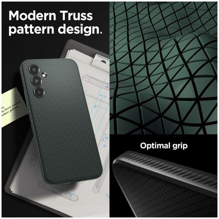 Spigen - Hülle Liquid Air für Samsung Galaxy A54 5G, abyss green