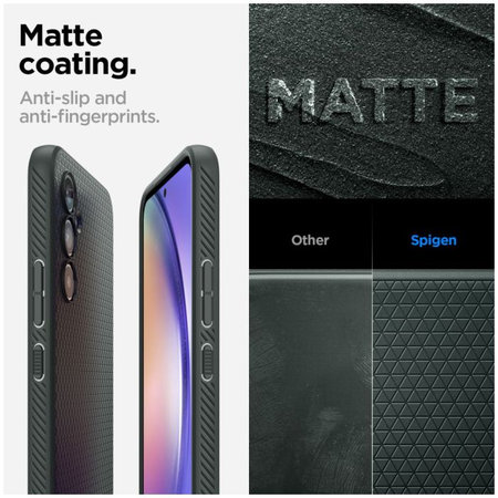 Spigen - Hülle Liquid Air für Samsung Galaxy A54 5G, abyss green