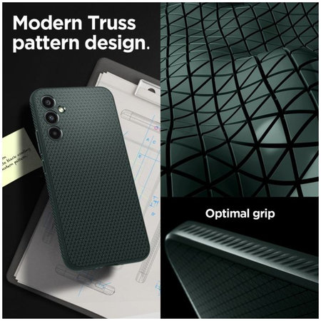 Spigen - Hülle Liquid Air für Samsung Galaxy A34 5G, abyss green