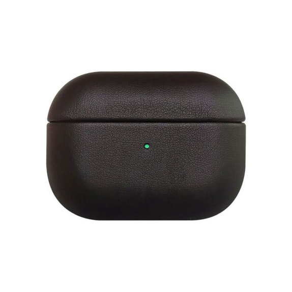 FixPremium - Lederetui für AirPods Pro 2, schwarz