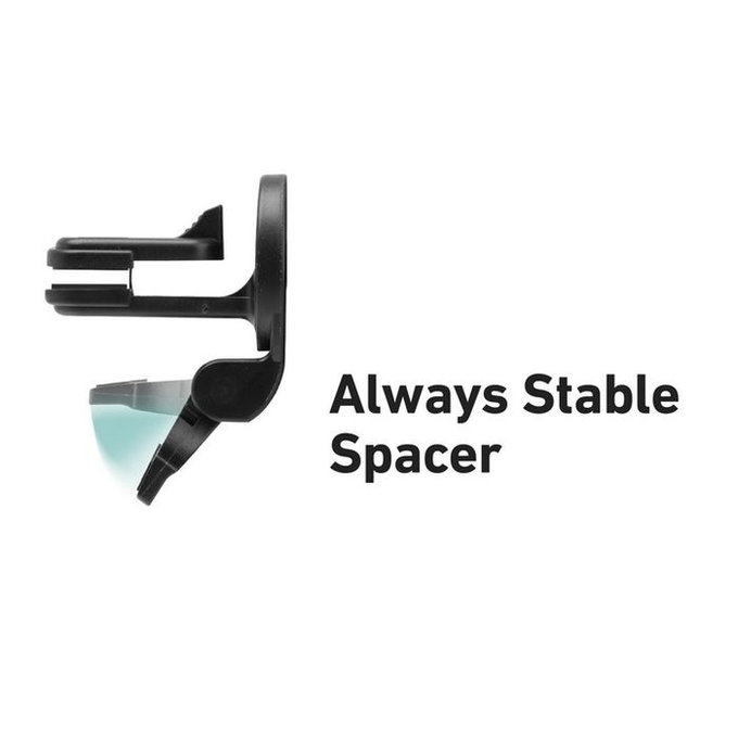 SBS - Fahrzeughalter Gripper, ins Raster, schwarz