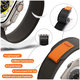 FixPremium - Remienok Trail Loop pre Apple Watch (42, 44, 45 und 49mm), schwarz