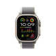 FixPremium - Remienok Trail Loop pre Apple Watch (42, 44, 45 und 49mm), grau