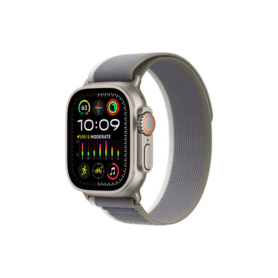FixPremium - Remienok Trail Loop pre Apple Watch (42, 44, 45 und 49mm), grau