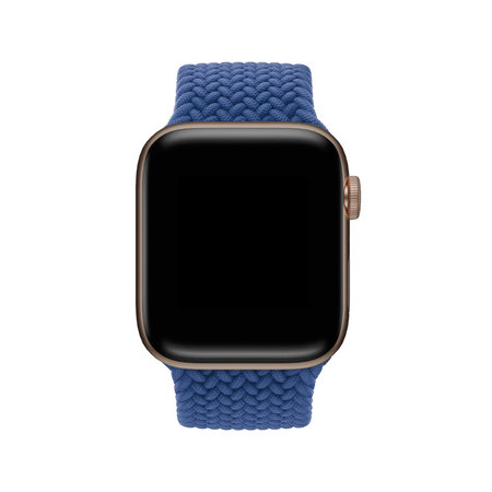 FixPremium - Remienok Solo Loop pre Apple Watch (42, 44, 45 und 49mm), dark blue